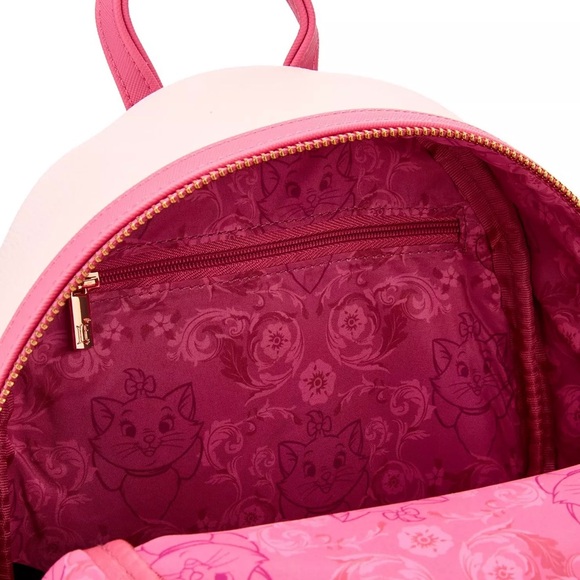 Loungefly Disney the Aristocrats Marie Floral Backpack BoxLunch Exclusive NEW - Picture 4 of 4